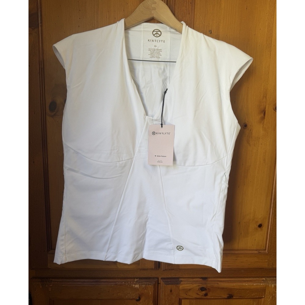 Kinflyte Unity V Top Eco Jersey Compression Shape Wear Posture Women's 3XL NEW